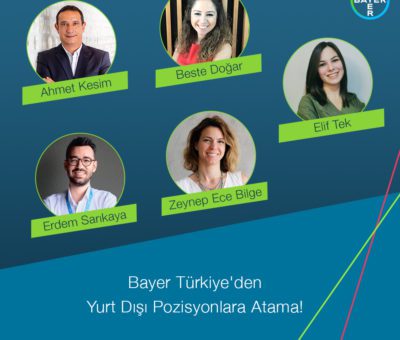 Bayer Türk'ten 5 Türk yönetici global pozisyonlara atandı!