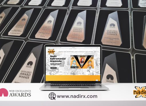 Pazarlama İletişimi Profesyonelleri Derneği (AMCP) tarafından düzenlenen dotCOMM Awards’tan da platinyum ödüle layık görülen Nadir-X